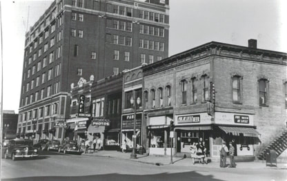 200 Block West 4th, Waterloo, Iowa, 1940s