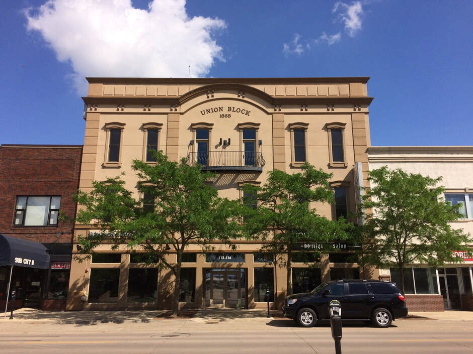 Walker Building, Union Block, Waterloo, Iowa