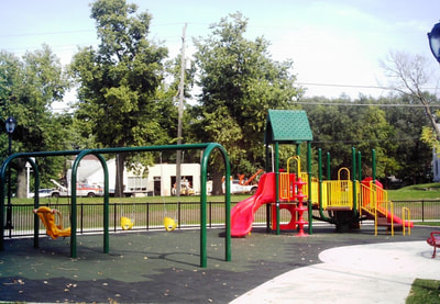 Playground at Lafayette Park, Waterloo, Iowa