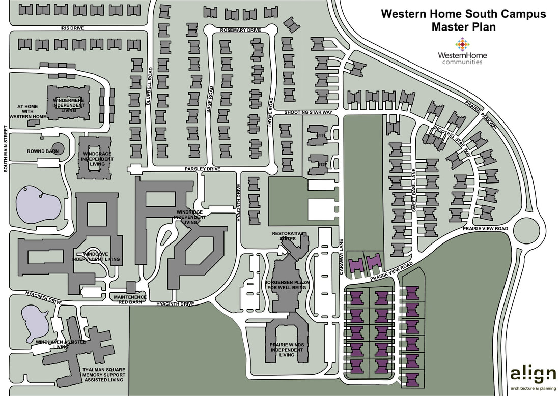 Western Home Communities South Campus Master Plan - Cedar Falls, Iowa