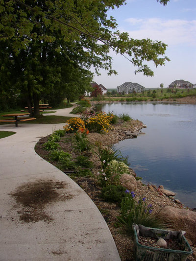 Trail at Recreation Complex, West Union, Iowa 